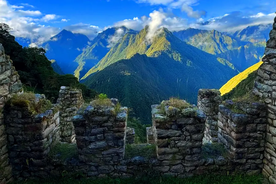 Panoramic view of Machu Picchu from the Sun Gate entrance on the Inca Trail | Conde Travel Adventures